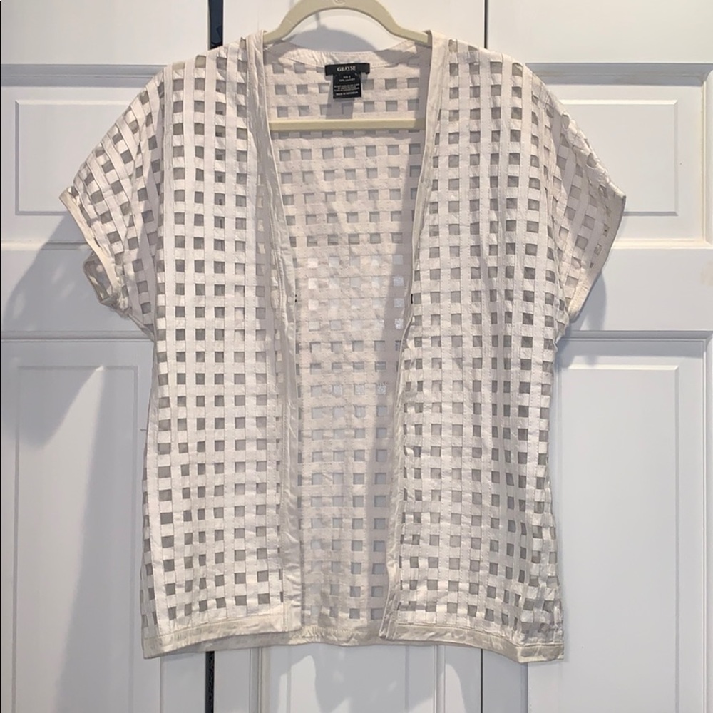 Leather Short Sleeve Coverlet